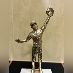 Vintage baseball player trophy